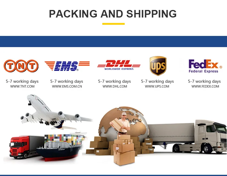 Packaging & shipping specifications