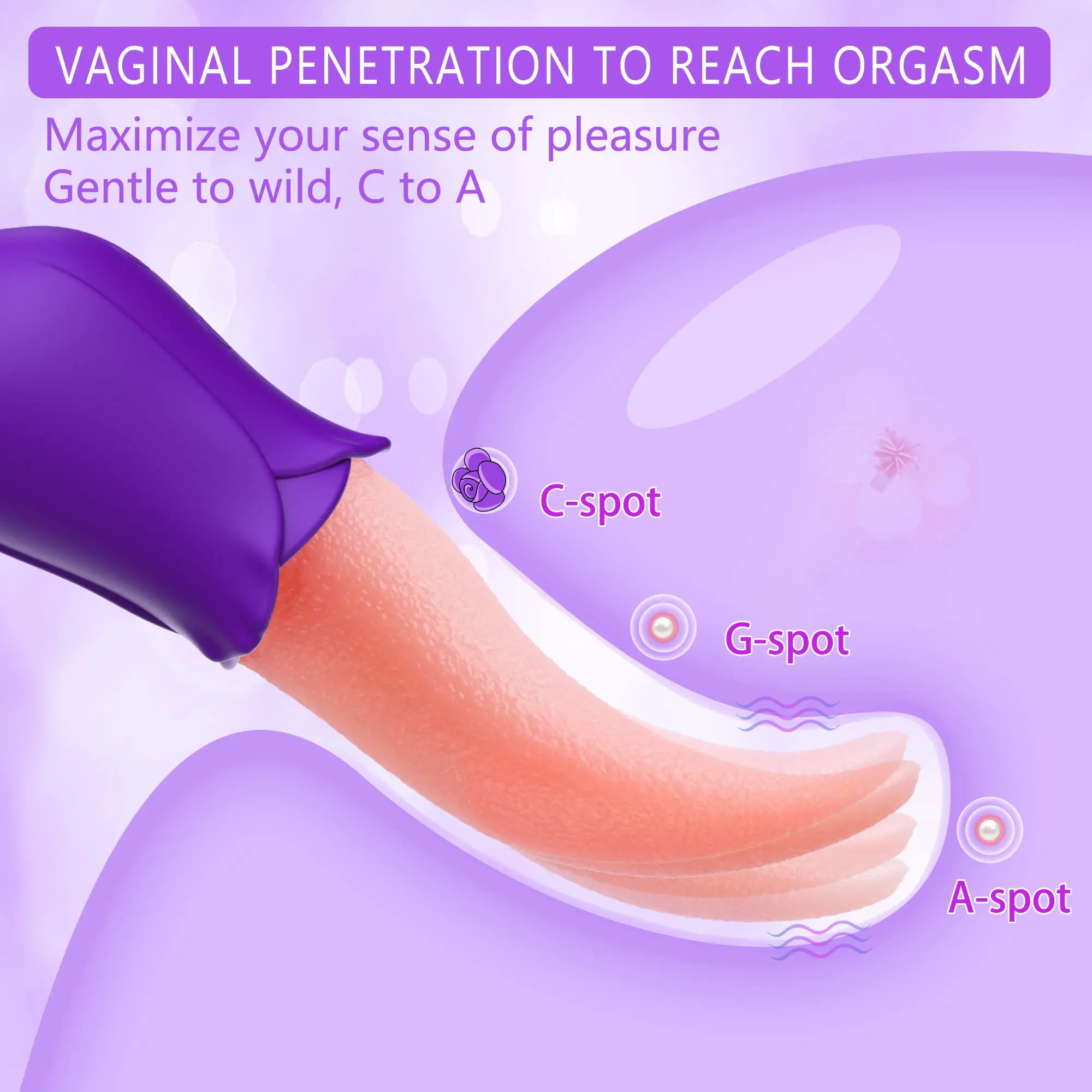 rose toy how long to charge Wild rose - Dual rose vibrator main image 1