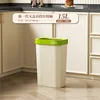 15L Cream White with Green Border