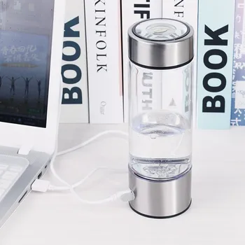 2024 New Item OEM USB Rechargeable Hydrogen-rich Hydrogen Water Ionizer Bottle For Wholesale