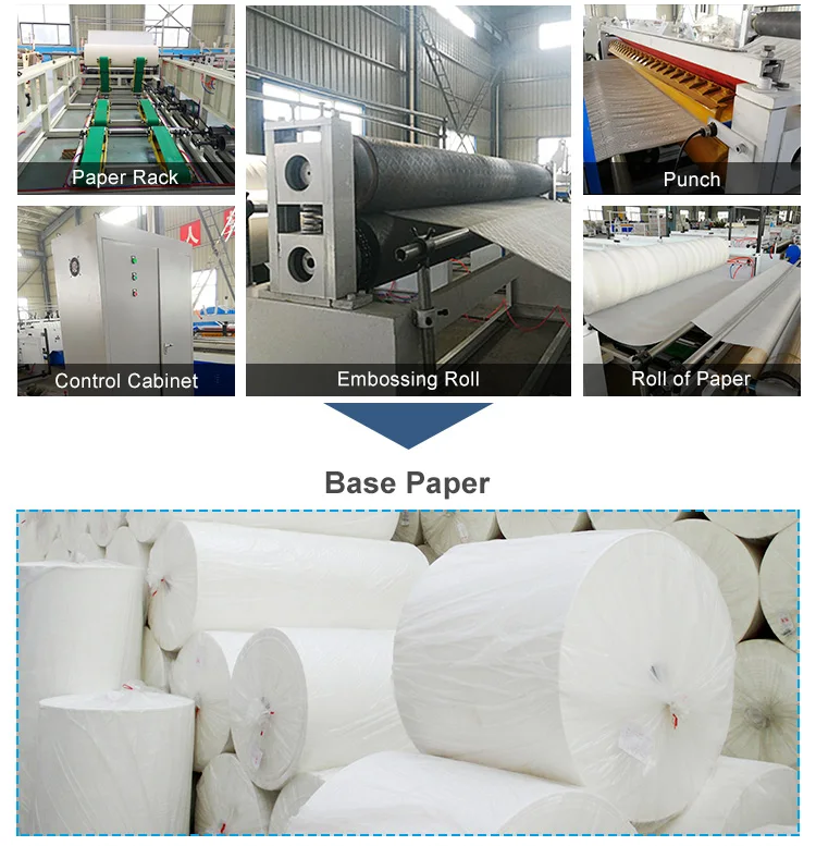 Fully Automatic Toilet Paper Making Machinery Toilet Paper Machine