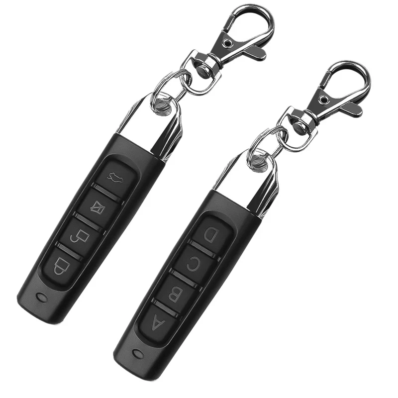 Universal RF 4 Button Remote Control - 433 Mhz Learning Code