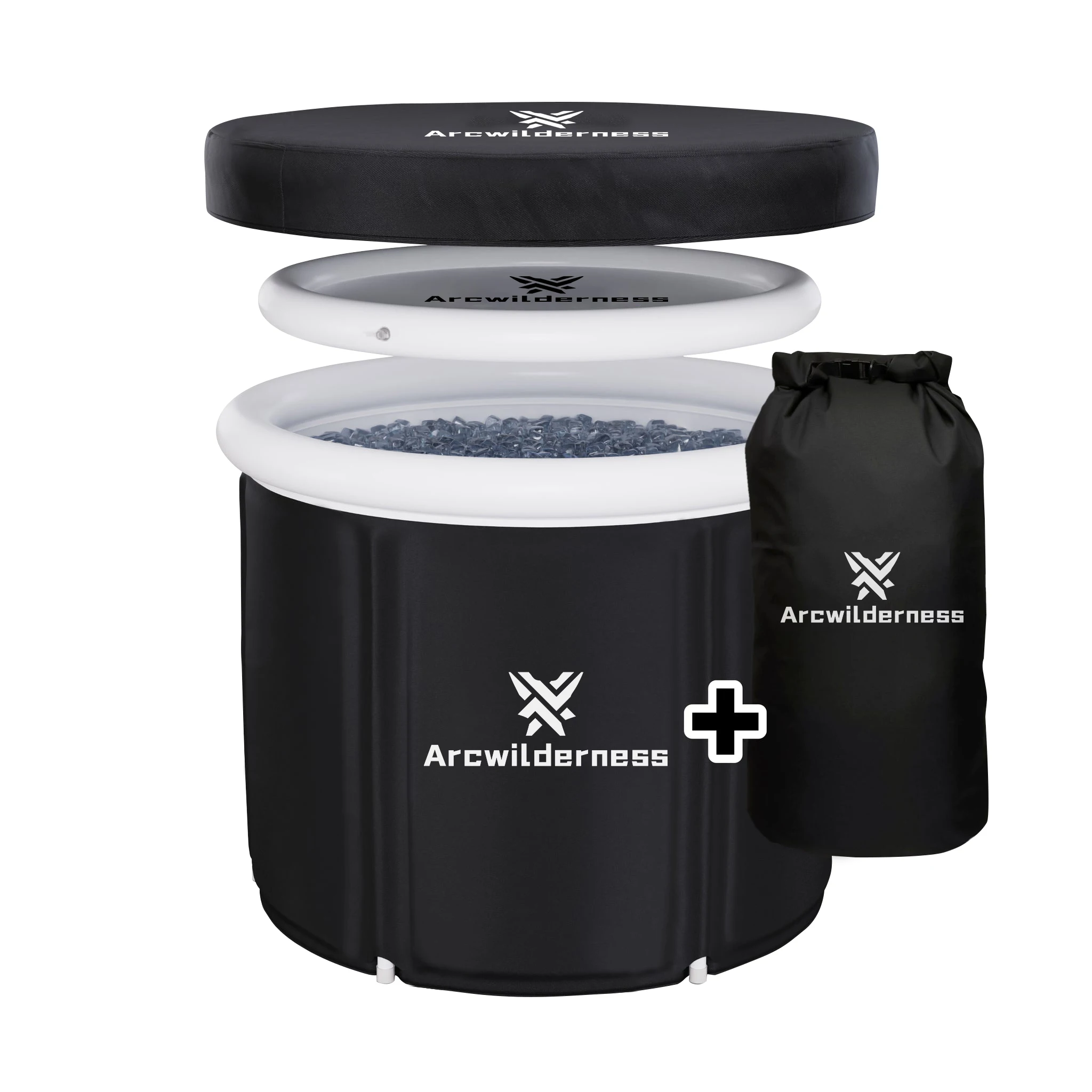 Inflatable Ice Bath Therapy Portable Pod Cold Plunge Soaking Sports