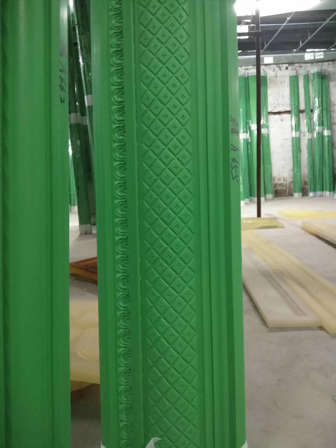 Interior Fiberglass Plaster Moulds Decorative Making Gypsum Cornice Line Silicone Molds For Sale