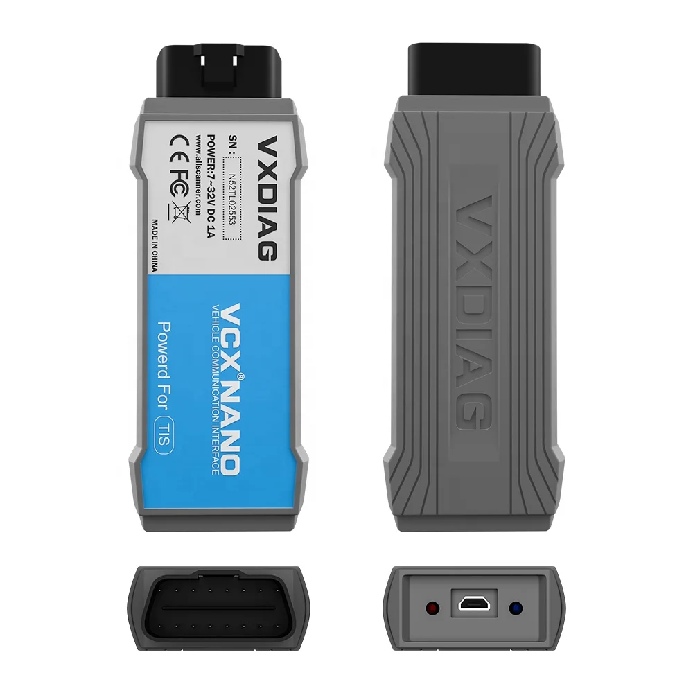 VXDIAG VCX NANO for TOYOTA TIS Techstream OBD2 Automotive Scanner Code Reader for Toyota USB Version for Toyota Diagnostic Tool