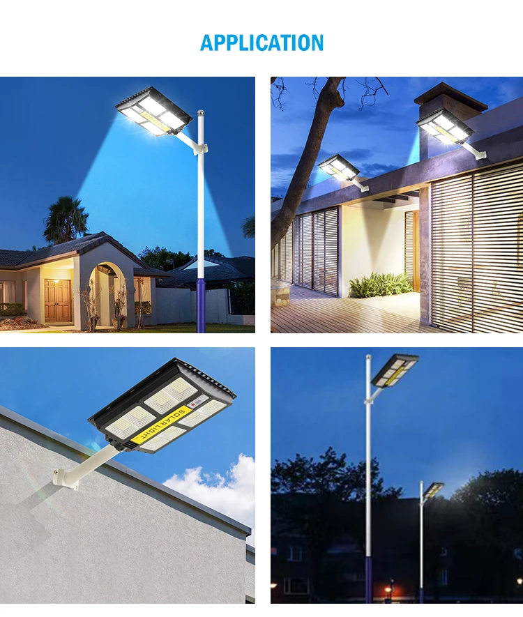 Super Bright Outdoor Lighting Waterproof Ip65 400w 600w All In One Integrated Led Solar Streetlight
