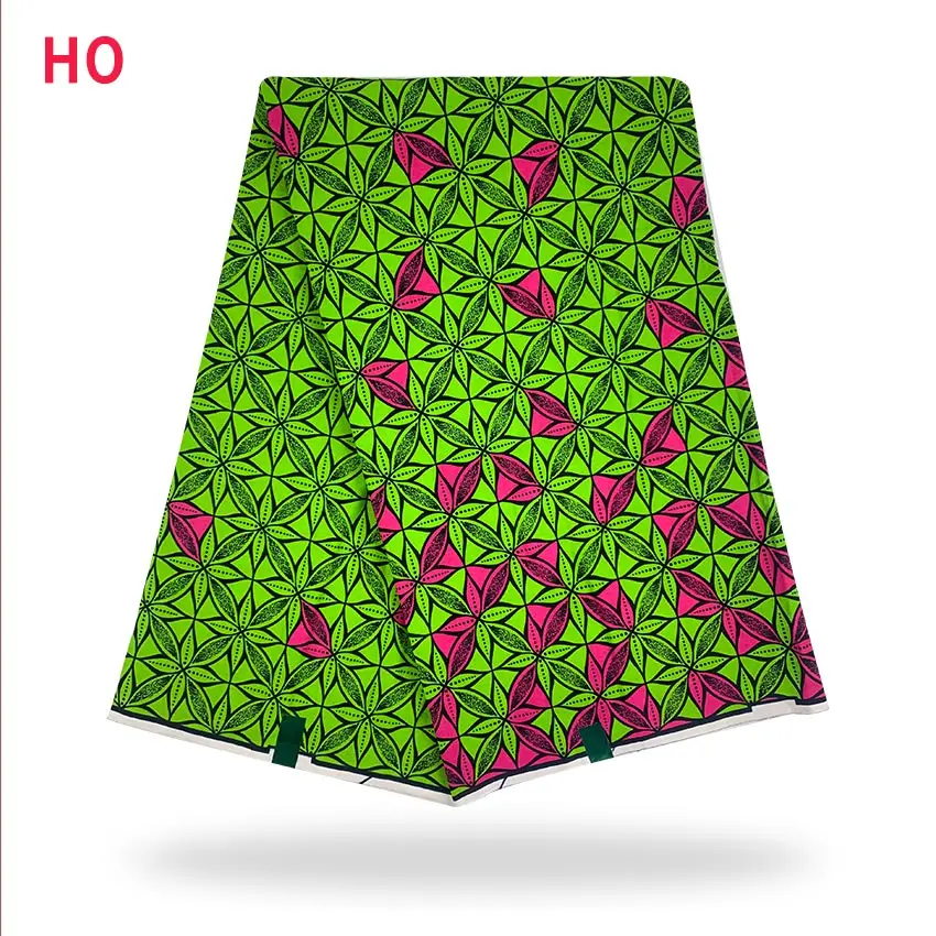 Фабричная новейшая восковая ткань Голландии 6 ярдов 100% хлопчатобумажная восковая ткань с красивой печатью для различных случаев