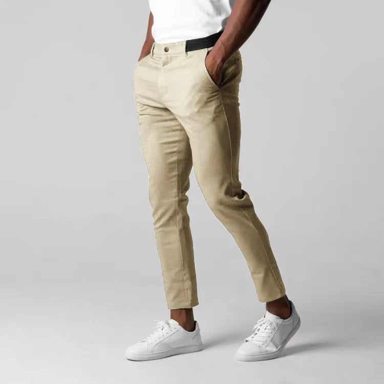 Four seasons new men's casual pants business pants