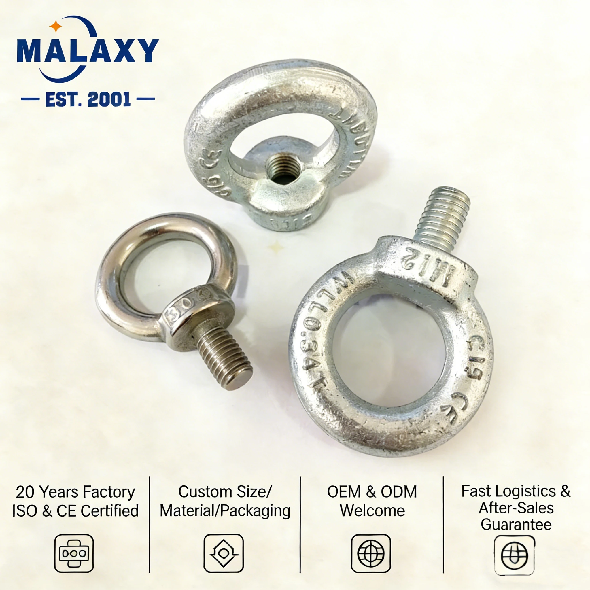 Lifting Eye Nut - CE Marked - DIN 582 - Stainless Steel | Group