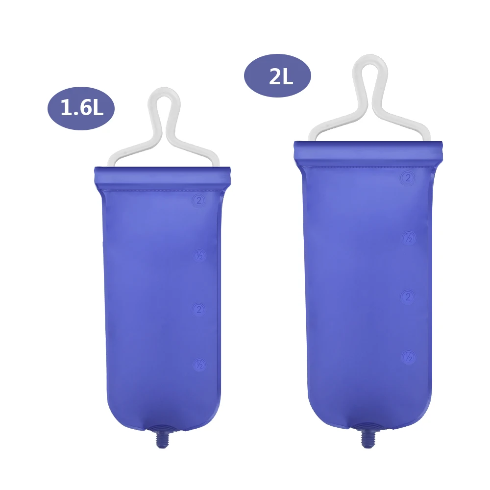 Reusable Foldable Flusher Anal Douche Enema Bag Kit Vaginal Colon Irrigation Cleaning Kit-Sex Products