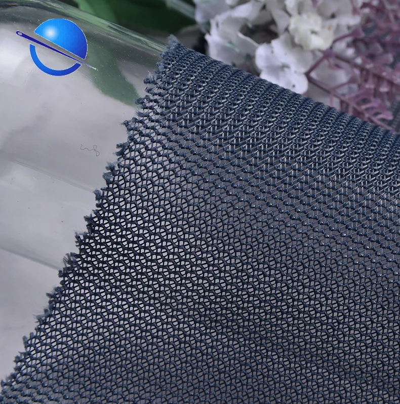 100% полиэстер, термостойкая блестящая сетчатая ткань для подкладки сумок и шляп