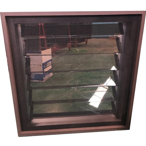 Wind Ventilation with Mosquito Net Jalousie Window Glass Louvers Aluminum Shutters windows