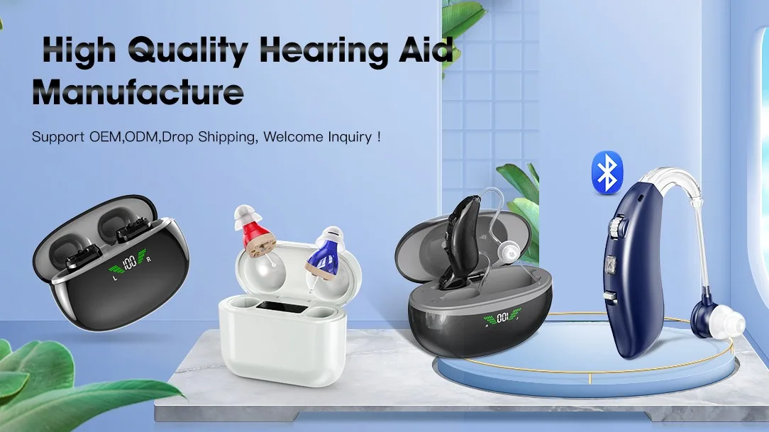 Digital Hearing Aids Rechargeable Assistance Mini Hearing Amplifier Ear ...