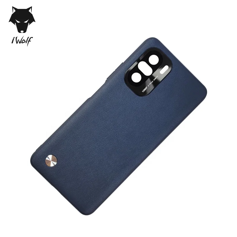 iWolf PU Leather luxury phone case camera lens protection phone case for Redmi k40 pro mobile phone case for Redmi K40