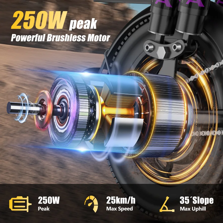 Instant Results EU Warehouse Adult Electric Bicycle - 250W Hybrid Electric Road City E-Bike with Fat Tires for Women at an Affordable Price - Image 3