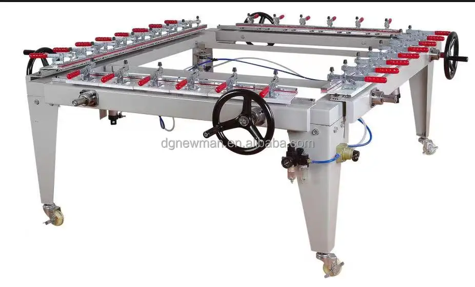 product full set 6 color automatic carousel automatic t shirt screen printing machine for garment bags flat press printing-5
