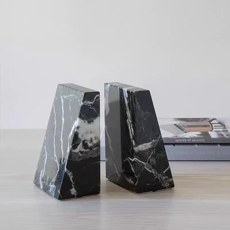 Fully Customized Made Best Onyx and Marble Bookends Villa Art Decoration Marble Ornaments