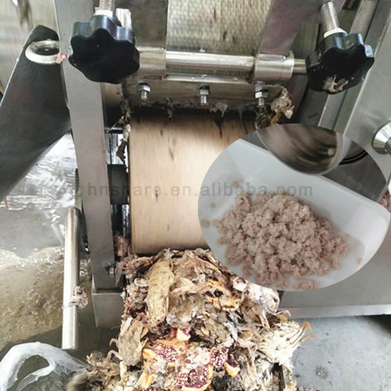 Small Fish Middle Bone Remover Medium Fish Fillet Separating Machine Chicken Meat Bone Deboner Separator