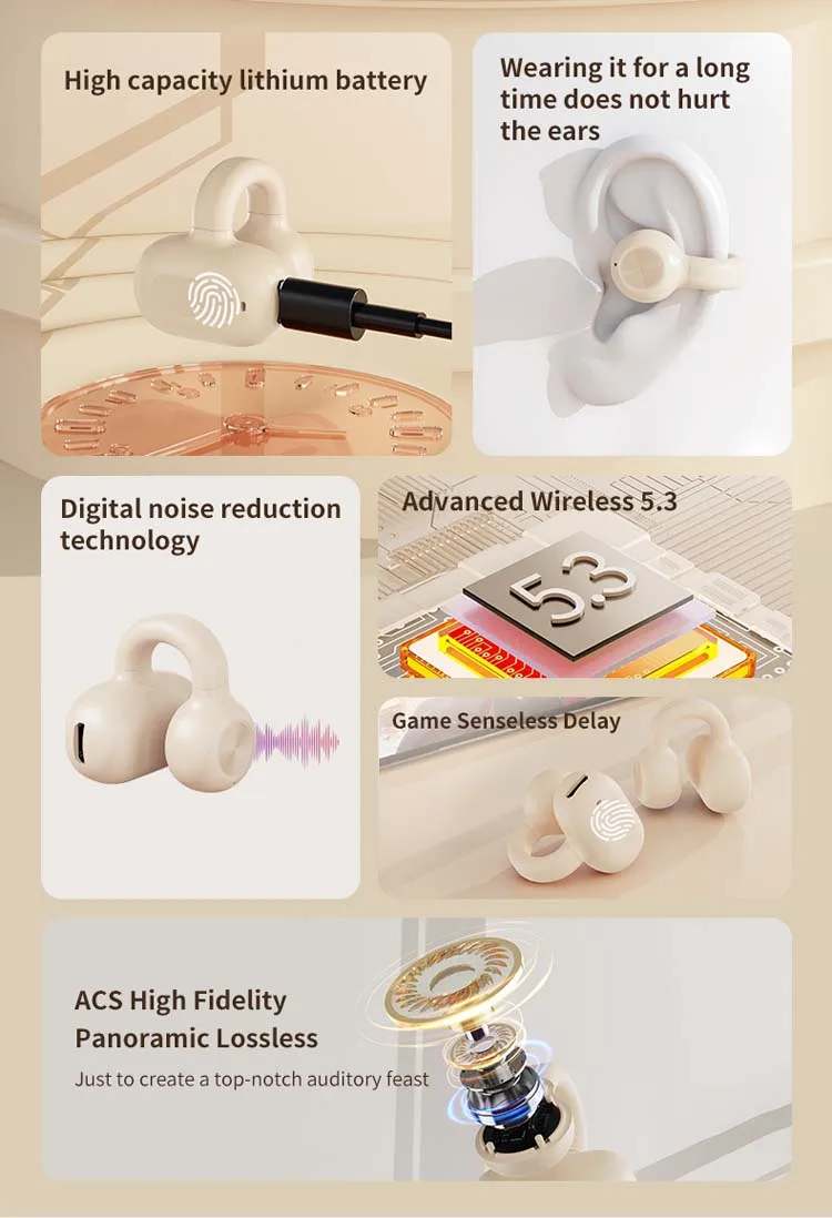 Blue Tooth Earphone Non In Ear 3C Electronic Consumer Products Manufacture