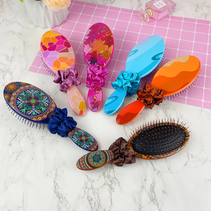 Hot Sales Soft Bristles Abs Plastic Wet Or Dry Detangling Loop Brush