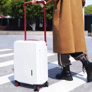 Luxury Fashion PP Material Spinner Trolley Luggage 20 24 28 Inch 3 PCS TSA Lock Waterproof Carry Luggage Set