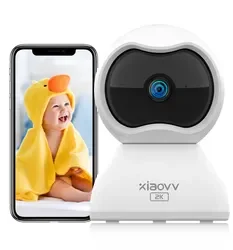 V380 MAX Mini Home 3MP Security Camera 360 Degree PTZ Indoor 1080P Resolution Wifi Connectivity Phone Control Alarm Lens SD Card