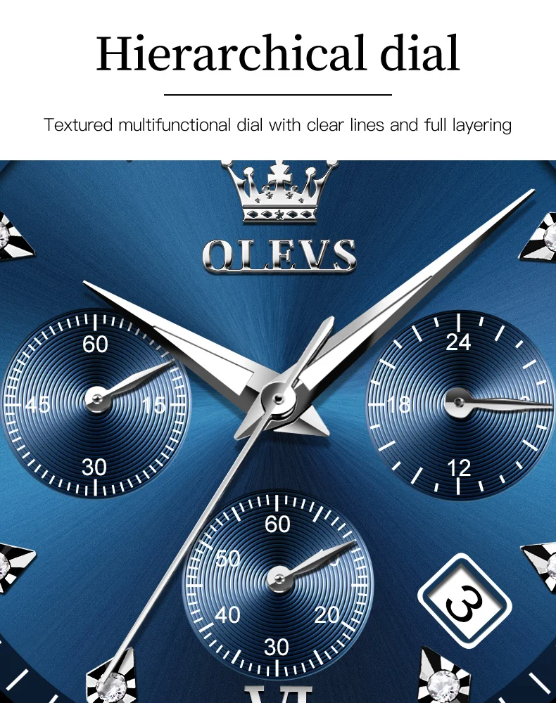 OLEVS Watch Brand Water | GoldYSofT Sale Online
