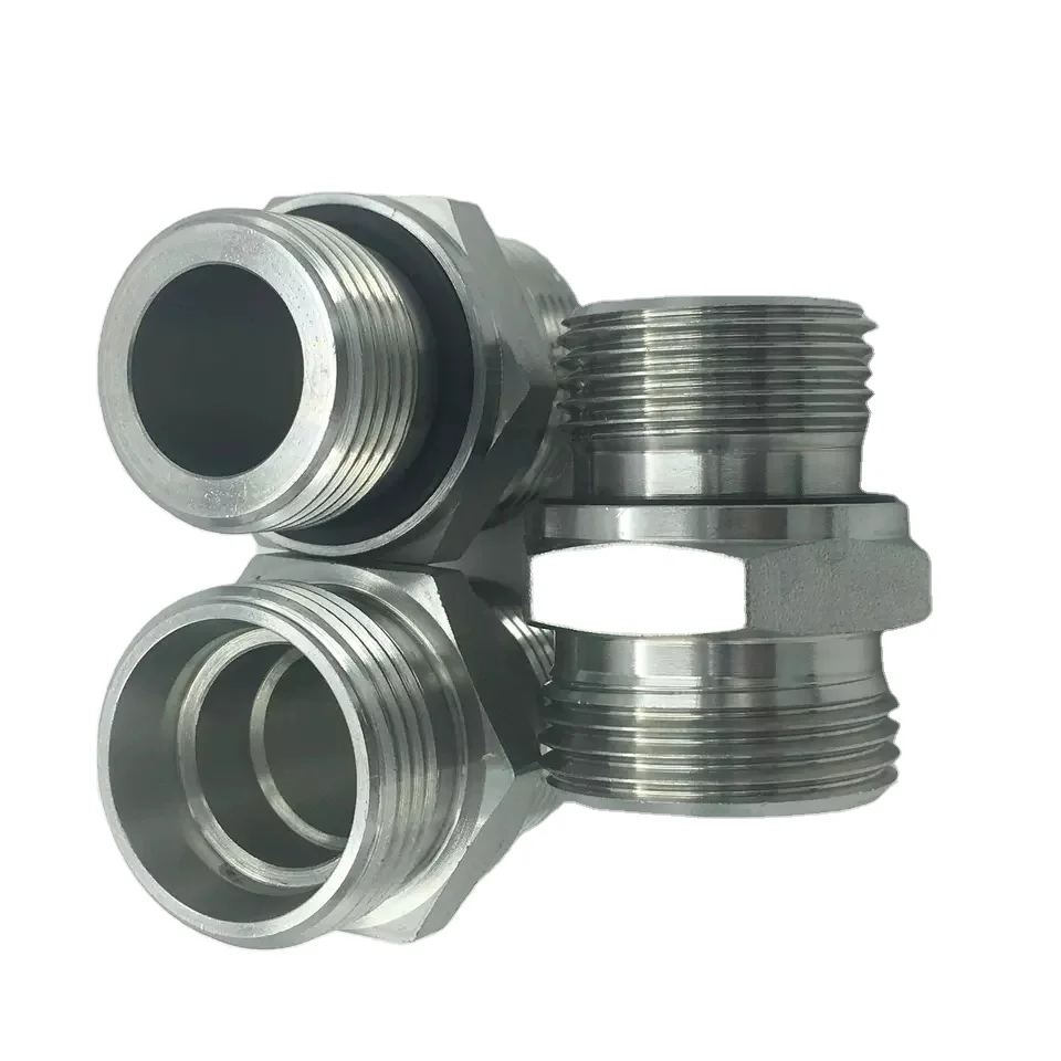 1cb 1db Hydraulic Metric Thread Bite Type Tube Fittings Bsp Thread 60 ...