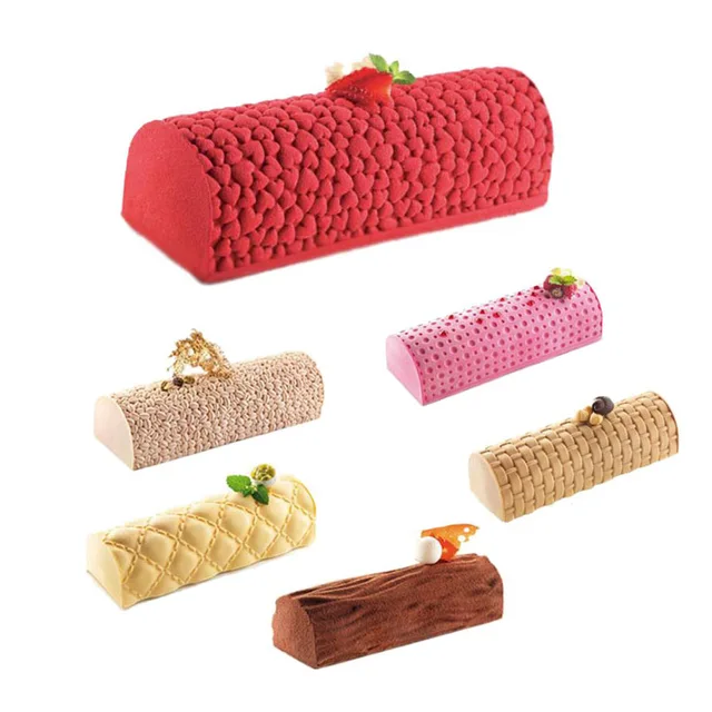 Mousse silicone body mold mat mousse roll swiss textured mat baking pastry tools silicone cake moulds