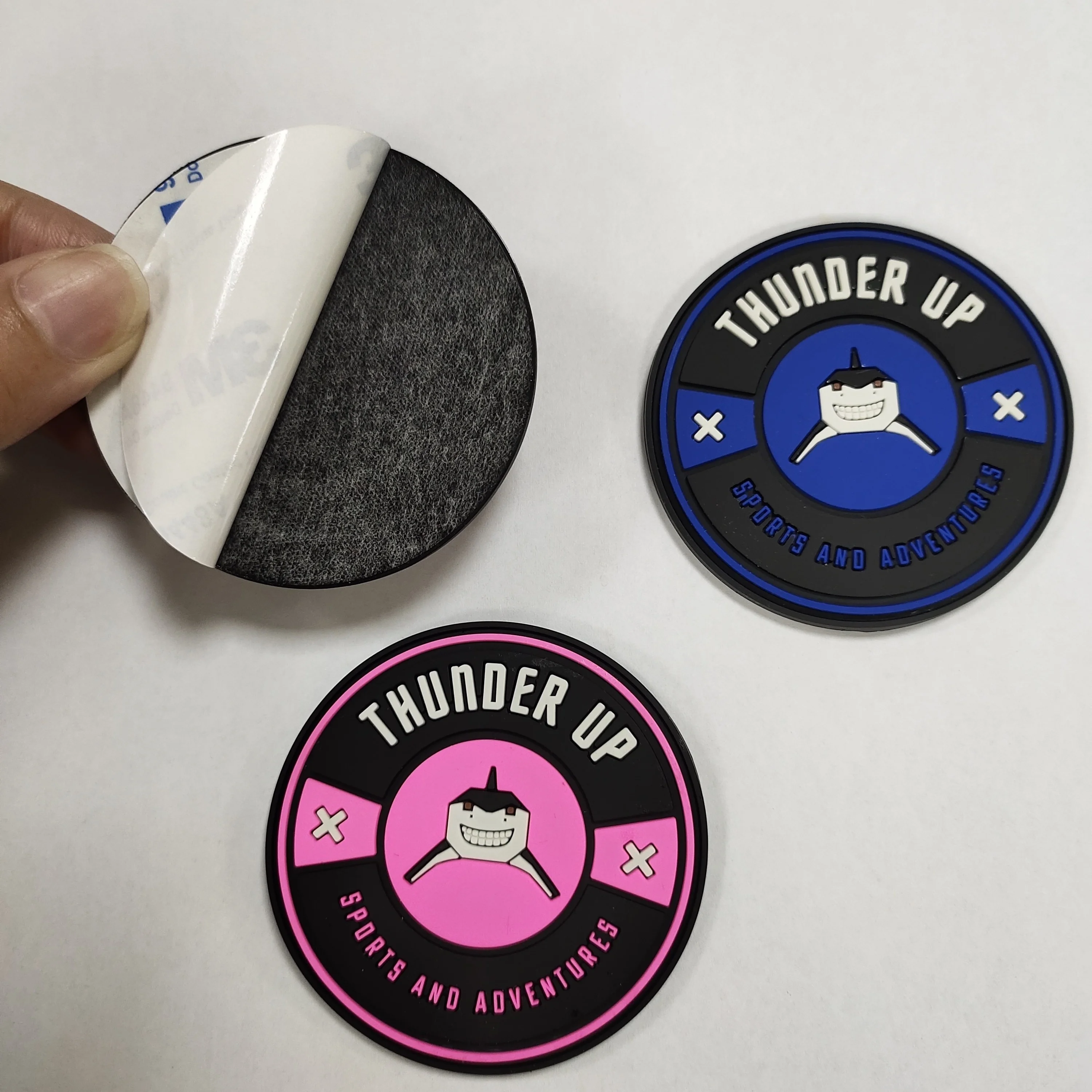 Custom Pvc Patches with 3M Sticker Custom 3D logo Atypia Rubber Patch