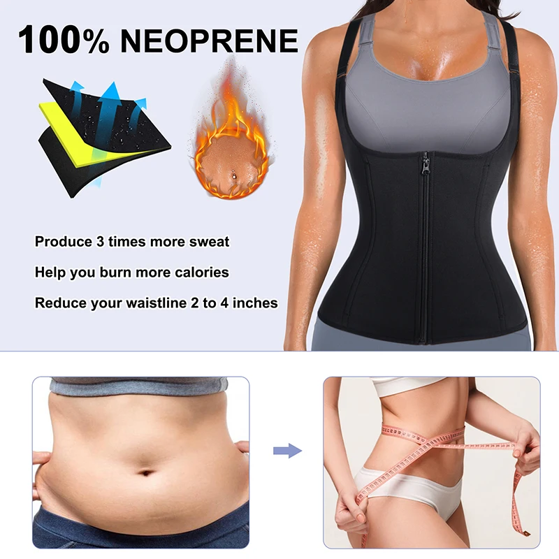Wholesale Sauna Vest Waist Shaper For Women Slimming Bodysuits Slim