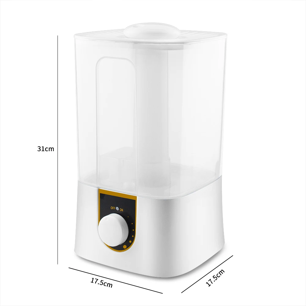 Home Top Fill Humidifiers 3L Cool Mist Humidifier for Bedroom Auto Shut Off