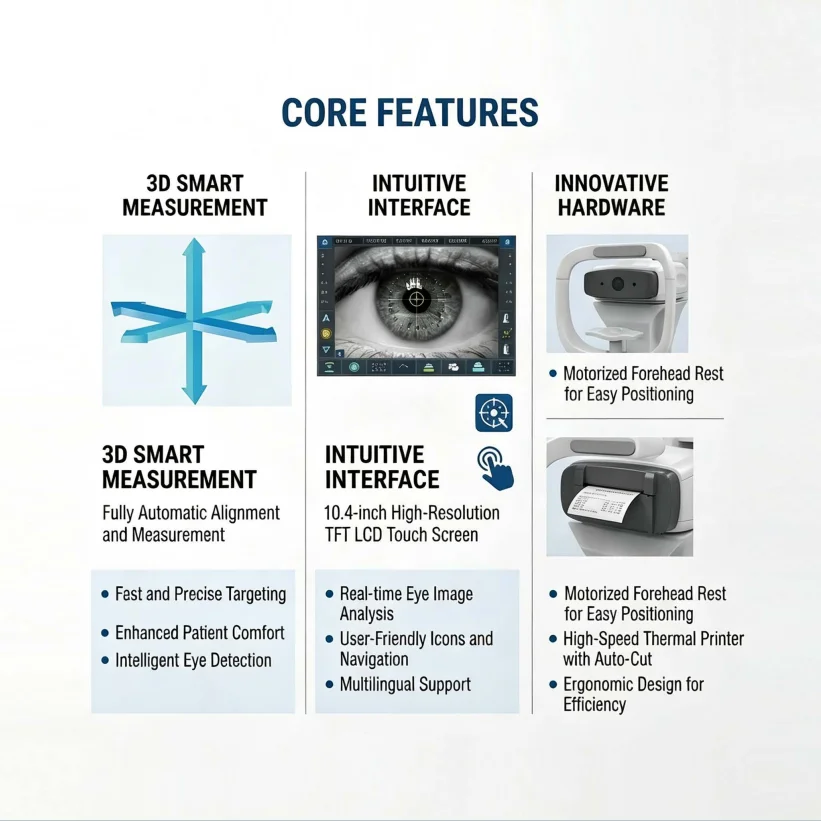ARK-1 Fully Automatic Refractor Keratometer Keratometer Price Top Quality Auto Refractometer Keratometer