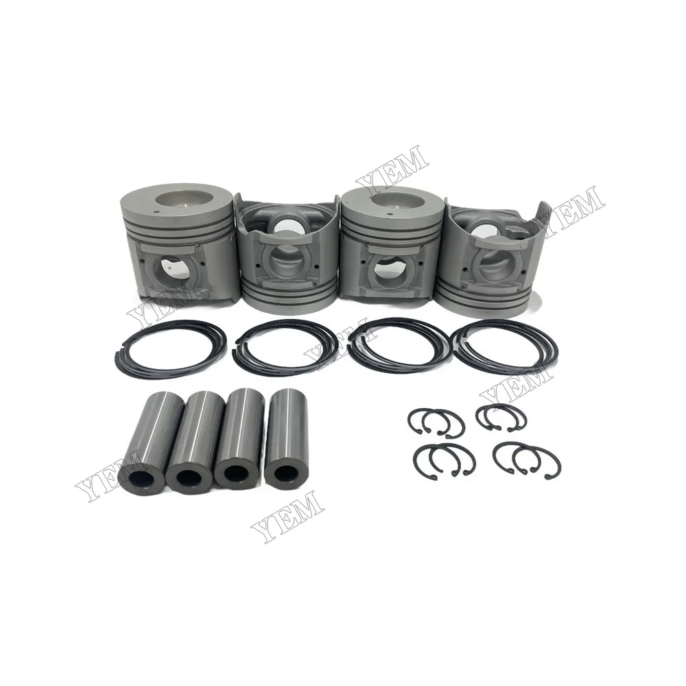 Repair Replacement Piston With Rings Set Suitable for Mitsubishi 4D35 Engine Parts With Warranty 2