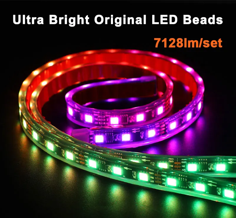 Custom 6pcs Rgbic Underglow Led Ambient Lighting Car Accessories Under Glow Waterproof Ip68