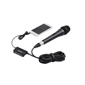 COMICA LINKFLEX AD1 LinkFlex XLR Interface Preamp Audio Adapter with Real-Time Monitoring for Canon Sony DSLR Cameras detail image