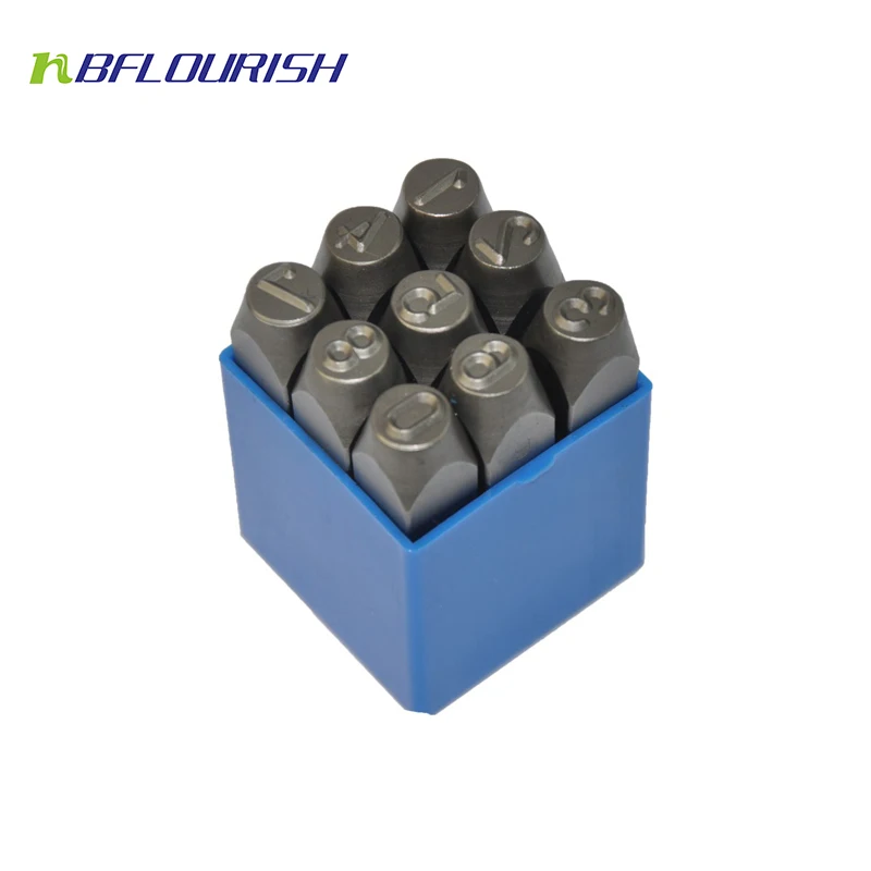 Punzón estándar numérico 12mm mango cuadrado 14mm (9u): información y PVP  actual de Ref. 17330804 de ASLAK