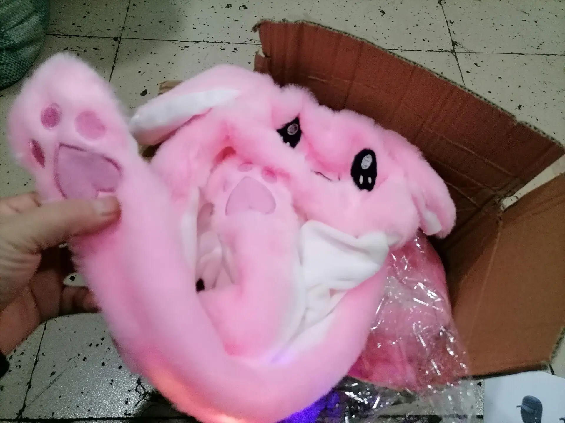 Buy Hot Selling Korea Moving Ears Plush Lovely Soft Rabbit Animated Cap  Christmas Gift Cute Funny Bunny Hat With Air Pumping from Yiwu Eco Baoyu  E-Business Firm, China