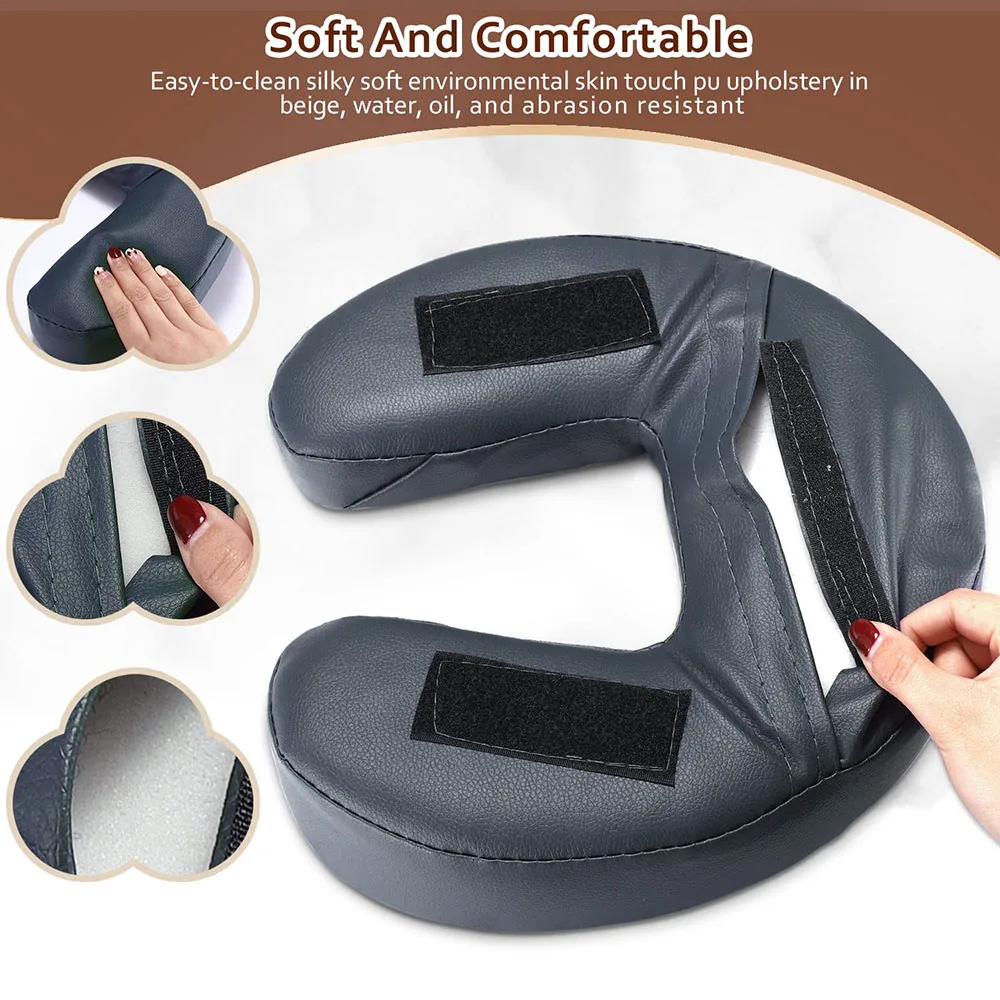 1167 Massage Face Cradle Cushion Professional U Shaped Headrest Face Down Prone Position Cushion