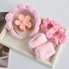 1#pink sponge headband 6-piece set
