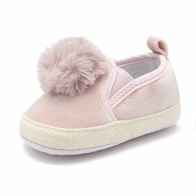 New Toddler walker cute pom girl shoes From m.alibaba.com