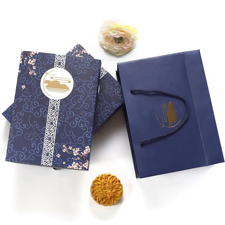 Customize Printing Mid-Autumn Day Gift Paper Moon Cake Packaging Box with drawer