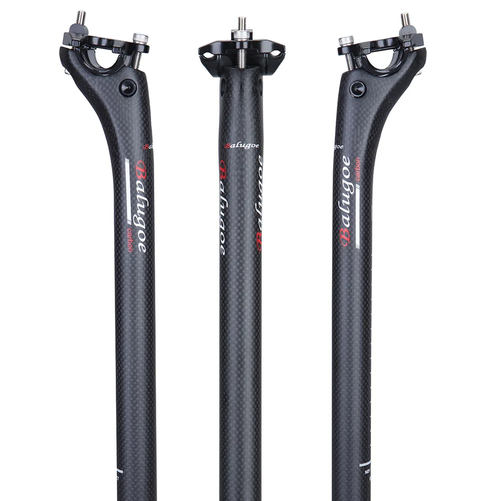 3K fibre de carbone vélo Tige de selle Vélo de route VTT Seat Tube 27.2/30.8/31.6/33.9/34.9mm 