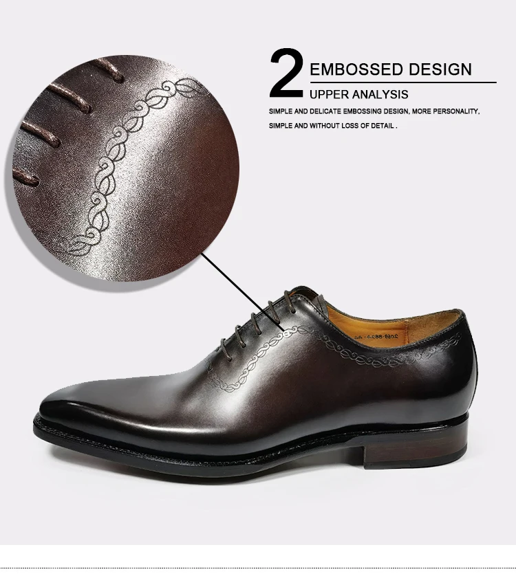 Trendy Luxury Business Shoes Men Genuine Cow Leather Shoes Goodyear ...