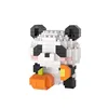 Holding a pumpkin panda