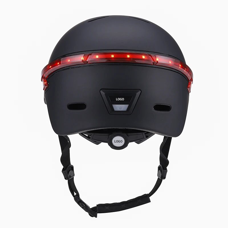 Monu Sports Oem Odm City Road Bike Riding Electric Scooter Smart Cycling Helmet With Turn Led