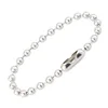 Catena in acciaio da 10 cm color argento