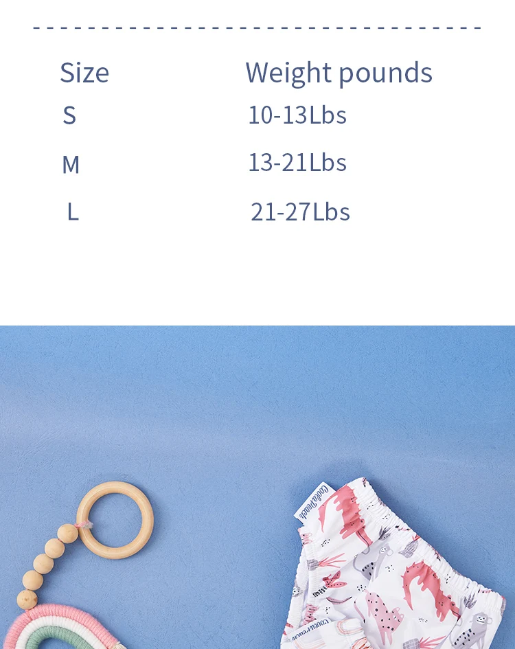 Coola Peach Snap One Size Adjustable Reusable Baby Swim Diaper For Baby