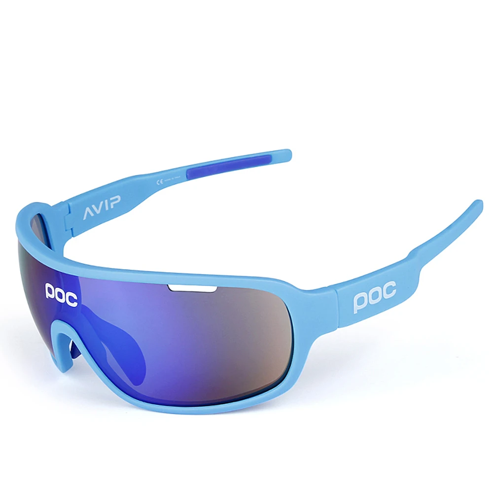 POC Cycling Goggle Polarized Sunglasses Bicycle Sports Glasses 5 Pcs Lens UV400 