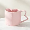 Tasse coeur rose